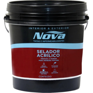 Nova Selador Acrilico Branco 16Lt
