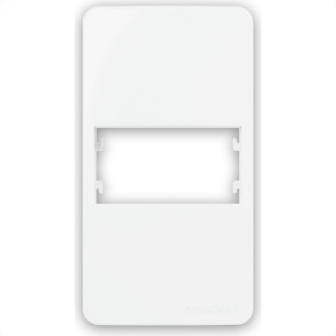 Margirius Placa P/Condulete 1P C/Sup Sleek Br