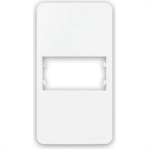 Margirius Placa P/Condulete 1P C/Sup Sleek Br Margirius Placa P/Condulete 1P C/Sup Sleek Br