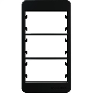 Margirius Placa P/Condulete 3P C/Sup Sleek Eb