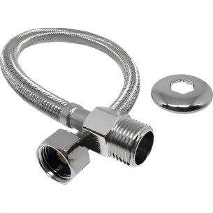 Alpha Engate Trancado  Inox 40 Cm