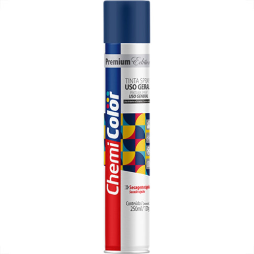 Chemicolor Fora De Linha Spray Chemic Geral Azul Escur.250Ml Chemicolor Fora De Linha Spray Chemic Geral Azul Escur.250Ml