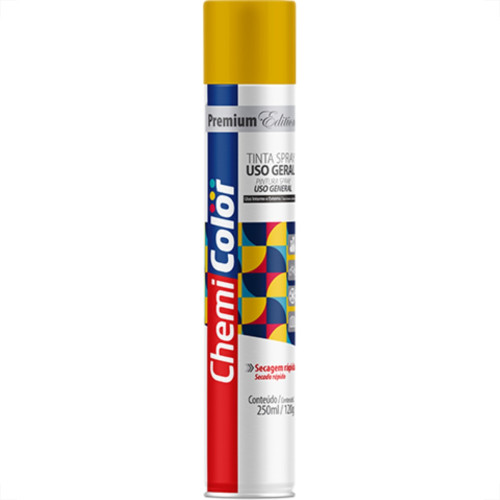Chemicolor Fora De Linha Spray Chemic Geral Amarelo 250Ml Chemicolor Fora De Linha Spray Chemic Geral Amarelo 250Ml