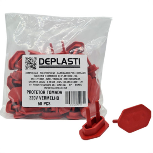 Deplasti Protetor P/Tomada Vm C/50 Deplasti Protetor P/Tomada Vm C/50