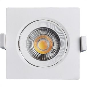 Black Spot Led 5W B&D Quadrado 3000K