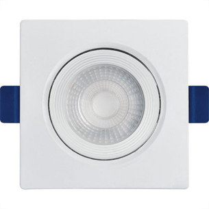Black Spot Led 5W B&D Quadrado 6500K