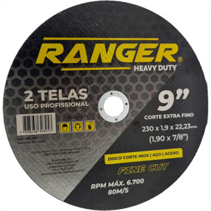 Ranger Disco  Inox 9 X 1.9 X 7/8 - Kit C/5 Un