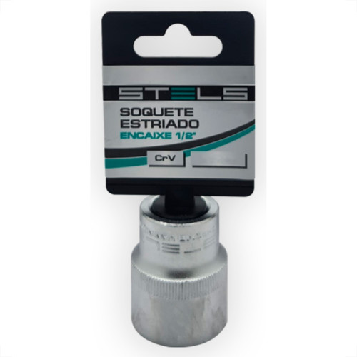 Mundo Das Ferramentas Soquete Stels Estriado Crv 1/2X27 Mm Mundo Das Ferramentas Soquete Stels Estriado Crv 1/2X27 Mm