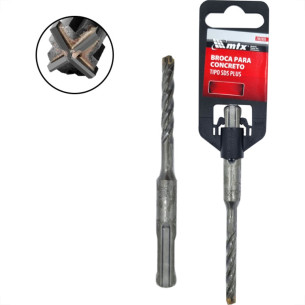Mundo Das Ferramentas Broca Sds Plus Cruzada Mtx 6 X160