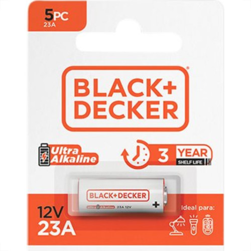 Black Pilha B&D Ultra Bateria 12V 23A C/5 Black Pilha B&D Ultra Bateria 12V 23A C/5
