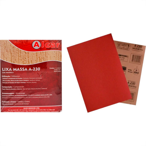 Alcar Lixa De Massa 220 C/25 (A230) Alcar Lixa De Massa 220 C/25 (A230)