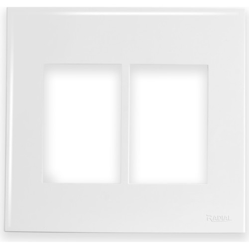 Radial Placa Ouro Branca 4X4 6 Mod.