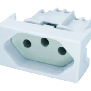 Radial Modulo Rad.Branca 1Tom 2P+T 20A