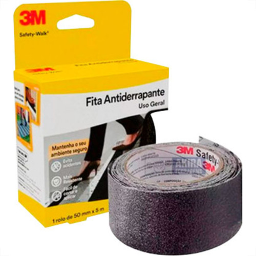 3M Fita Antiderrapante Int.5Mt - Preta 3M Fita Antiderrapante Int.5Mt - Preta