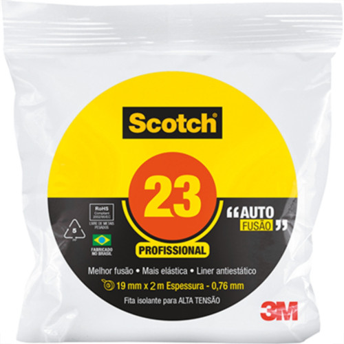 3M Fita Isolante Alta Tensao 19X05M 3M Fita Isolante Alta Tensao 19X05M