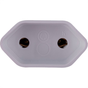 Ilumi Pino Femea 2P  20A Branco-1441