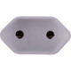 Ilumi Pino Femea 2P 20A Branco-1441 Ilumi Pino Femea 2P 20A Branco-1441
