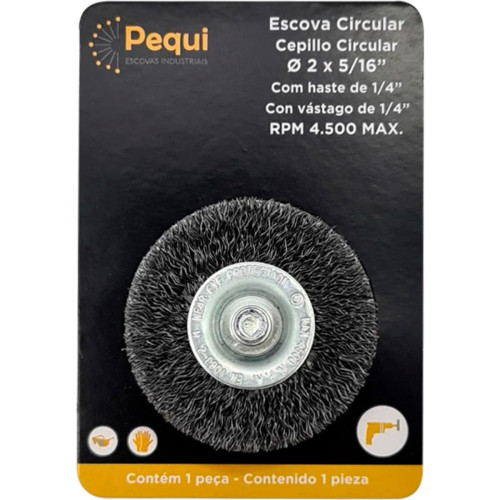 Pequi Escova Circ, Car Ht 50X08-0221