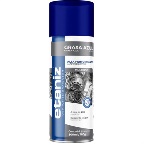 Etaniz Graxa Em Spray Azul 300Ml Etaniz Graxa Em Spray Azul 300Ml