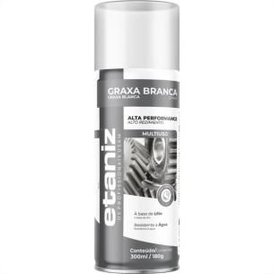 Etaniz Graxa Em Spray Branca  300Ml