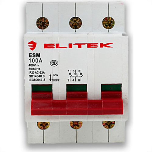 Elitek Disjuntor Ed33.3P 63A Curva C 3Ka