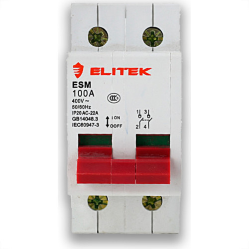 Elitek Disjuntor Ed32.2P 63A Curva C 3Ka Elitek Disjuntor Ed32.2P 63A Curva C 3Ka