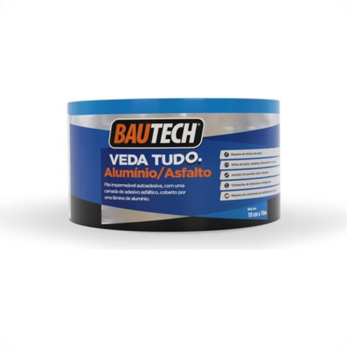 Bautech Fita Adesiva Multuso 10Cmx10M Bautech Fita Adesiva Multuso 10Cmx10M