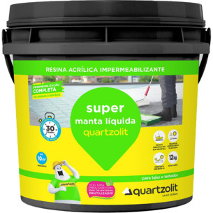 Quartzolit Impermeabilizantes Manta Liq.Quartizolit Super Br.12Kg