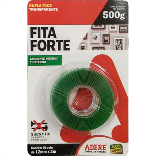 Adere Fita Dupla Face Acr.Inc. 19X 2Mt Adere Fita Dupla Face Acr.Inc. 19X 2Mt