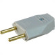 Perlex Pino Macho 2P 10A Cinza 1041 - Kit C/10 Pc