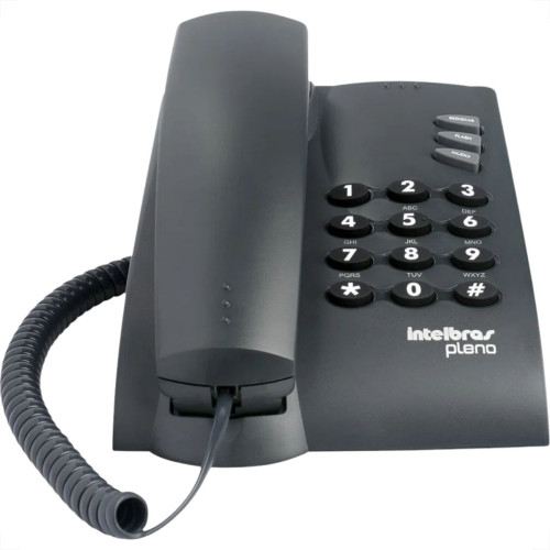 Intelbras Telefone Pleno Preto Intelbras Telefone Pleno Preto