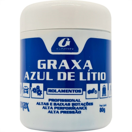 Garin Graxa Azul Multiuso Rolam.Pote 80G Garin Graxa Azul Multiuso Rolam.Pote 80G