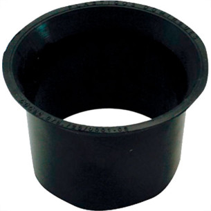 Emave Bolsa P/Vaso Plastica Preta - Kit C/25 Pc