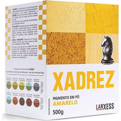 Xadrez Po Amarelo 500 Grs