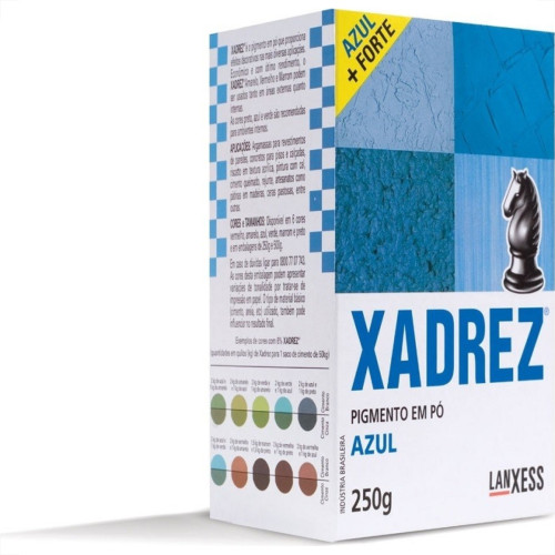 Xadrez Po Azul 250 Grs...