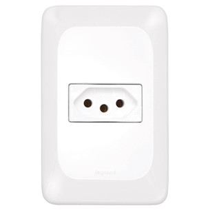 Pial Conjunto Pop 4X2 1 Tomada  10A Lgx30