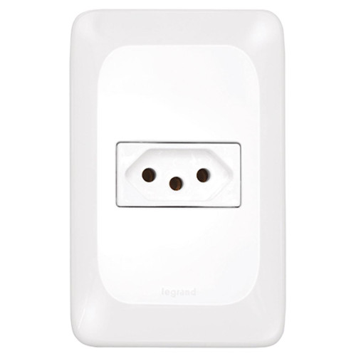 Pial Conjunto Pop 4X2 1 Tomada  10A Lgx30