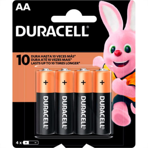 Duracell Pilha Alcalina Pq Aa C/04 Duracell Pilha Alcalina Pq Aa C/04