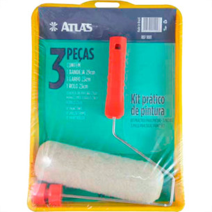 Atlas Kit P/Pintura  3Pcs Ref:1001