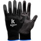Kalipso Luva Multitato Pu Preta P - Kit C/12 Pr Kalipso Luva Multitato Pu Preta P - Kit C/12 Pr