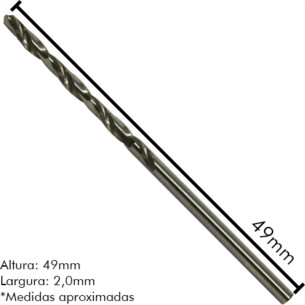 Irwin Broca Aco Rapido 2,0Mm - Kit C/10 Pc