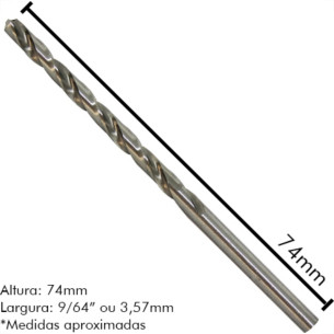 Irwin Broca Aco Rapido G 9/64 - Kit C/10 Pc