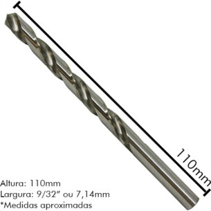Irwin Broca Aco Rapido P 9/32 - Kit C/5 Pc