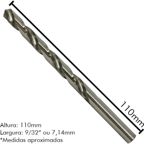 Irwin Broca Aco Rapido P 9/32 - Kit C/5 Pc