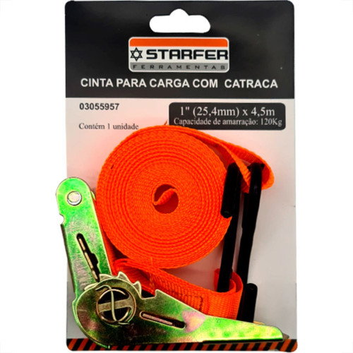 Starfer Fita P/Carga C/Catr.Star,22Mmx4,5M Starfer Fita P/Carga C/Catr.Star,22Mmx4,5M