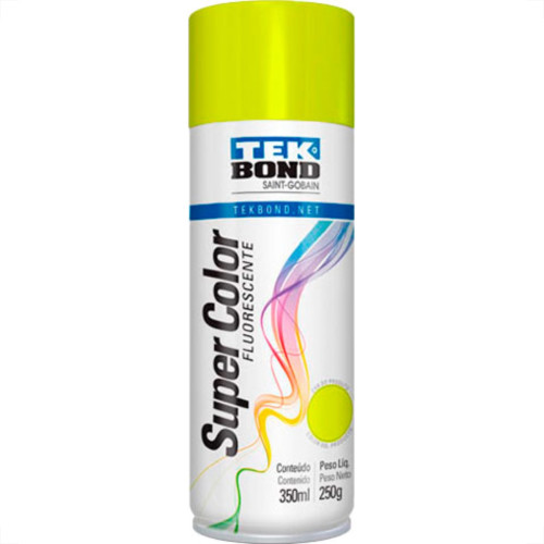 Tek Spray Fluoresc.Amarelo 350Ml
