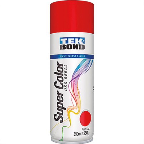 Tek Spray Uso Geral Vermelho 350Ml