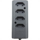 Interneed Tomada Barra 10A 4T.Cinza