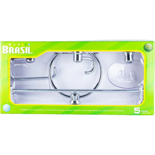 Fox Kit Aces.P/Wc Brasil Cromado 5Pc