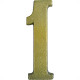 Pexcel Numero Colonial Bronze 1 - Kit C/10 Pc Pexcel Numero Colonial Bronze 1 - Kit C/10 Pc